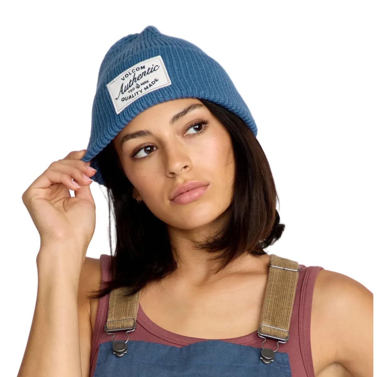 Volcom Women's Full Cut Work Beanie - Royal Blue