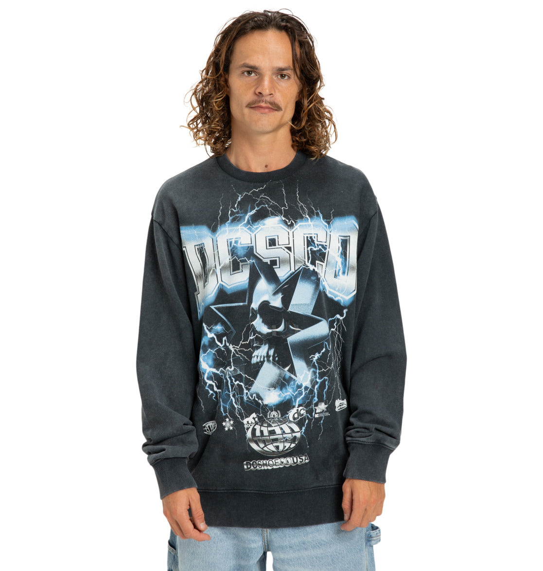 DC Skull Shock Mens Sweater