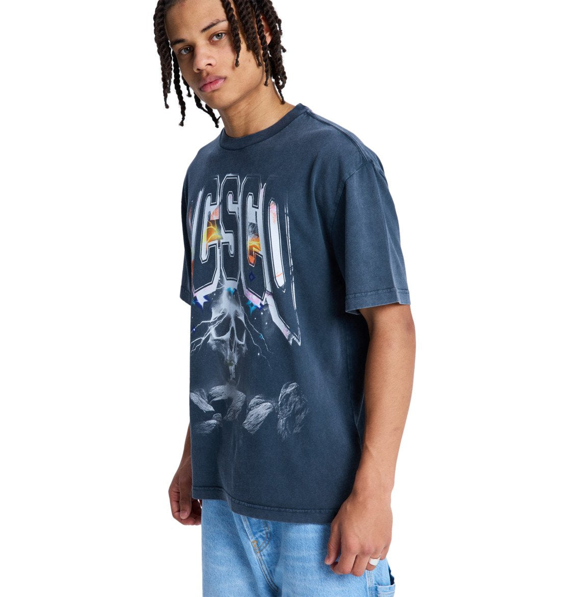 DC Skull Storm T-shirt - Zwart