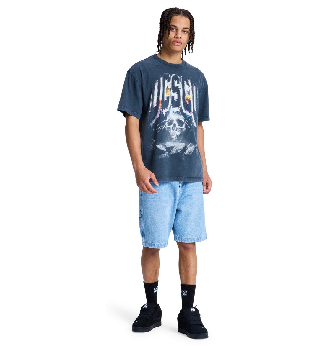 DC Skull Storm T-shirt - Zwart