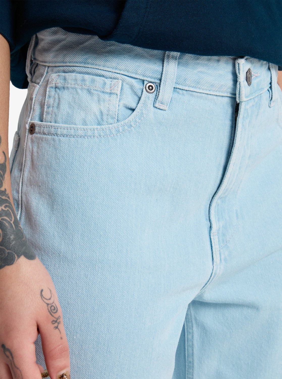 Quiksilver Mom Denim Broek - Ice Flow