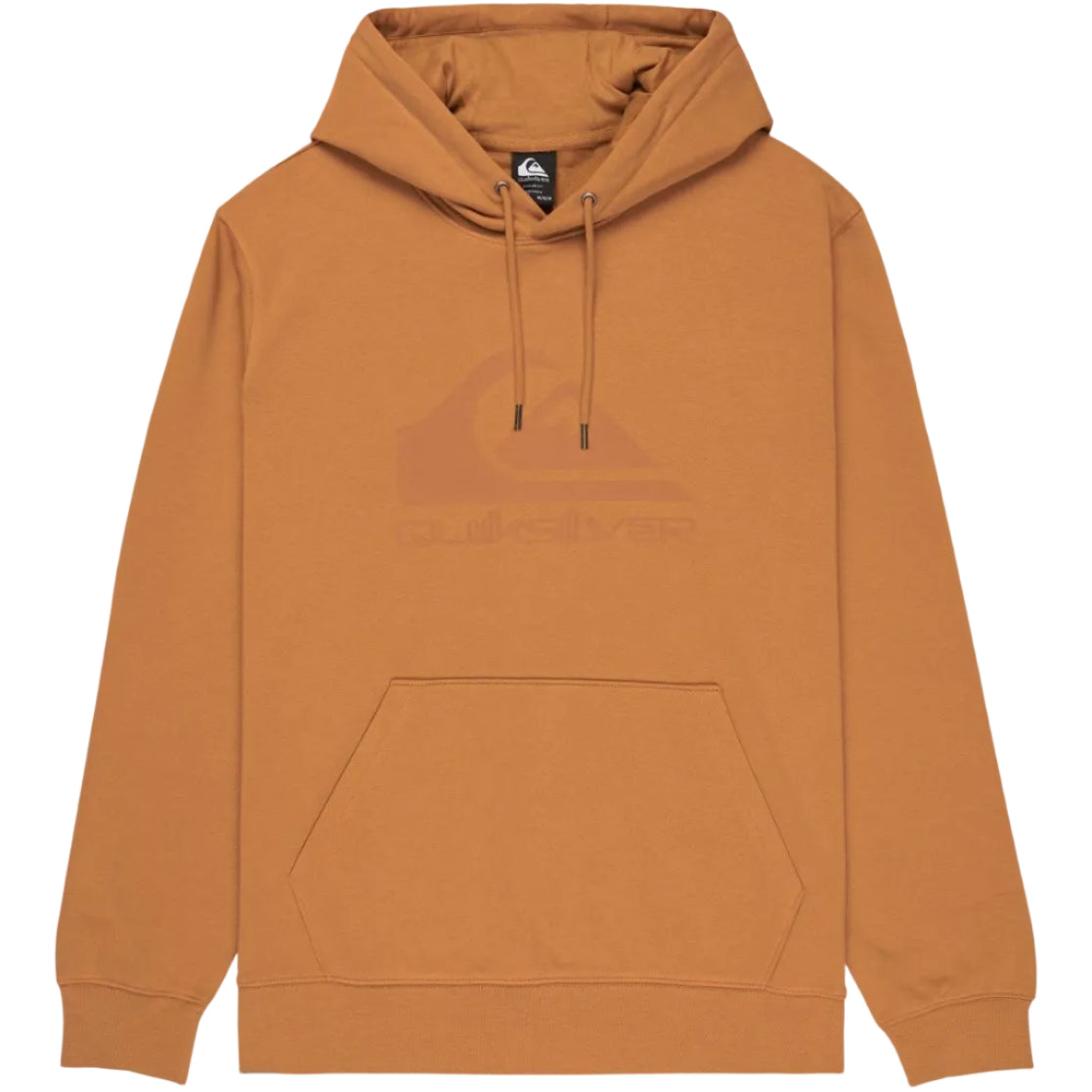 Sweat à capuche Quiksilver Comp Logo - Marron tabac