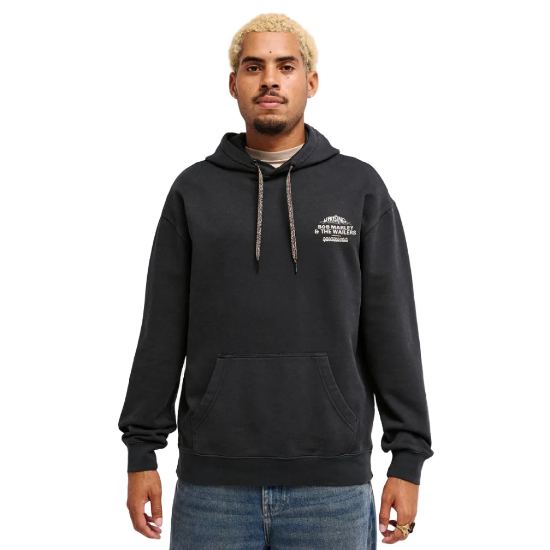 Quiksilver X Bob Marley Concert Hoodie - Washed Black