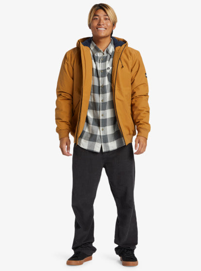 Quiksilver Brooks 5k-jas - Botbruin