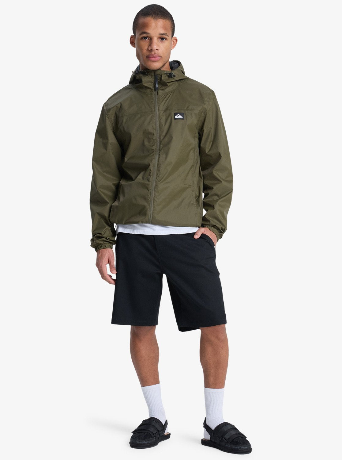 Quiksilver Overcast 3K Tape Jacket - Grape Leaf