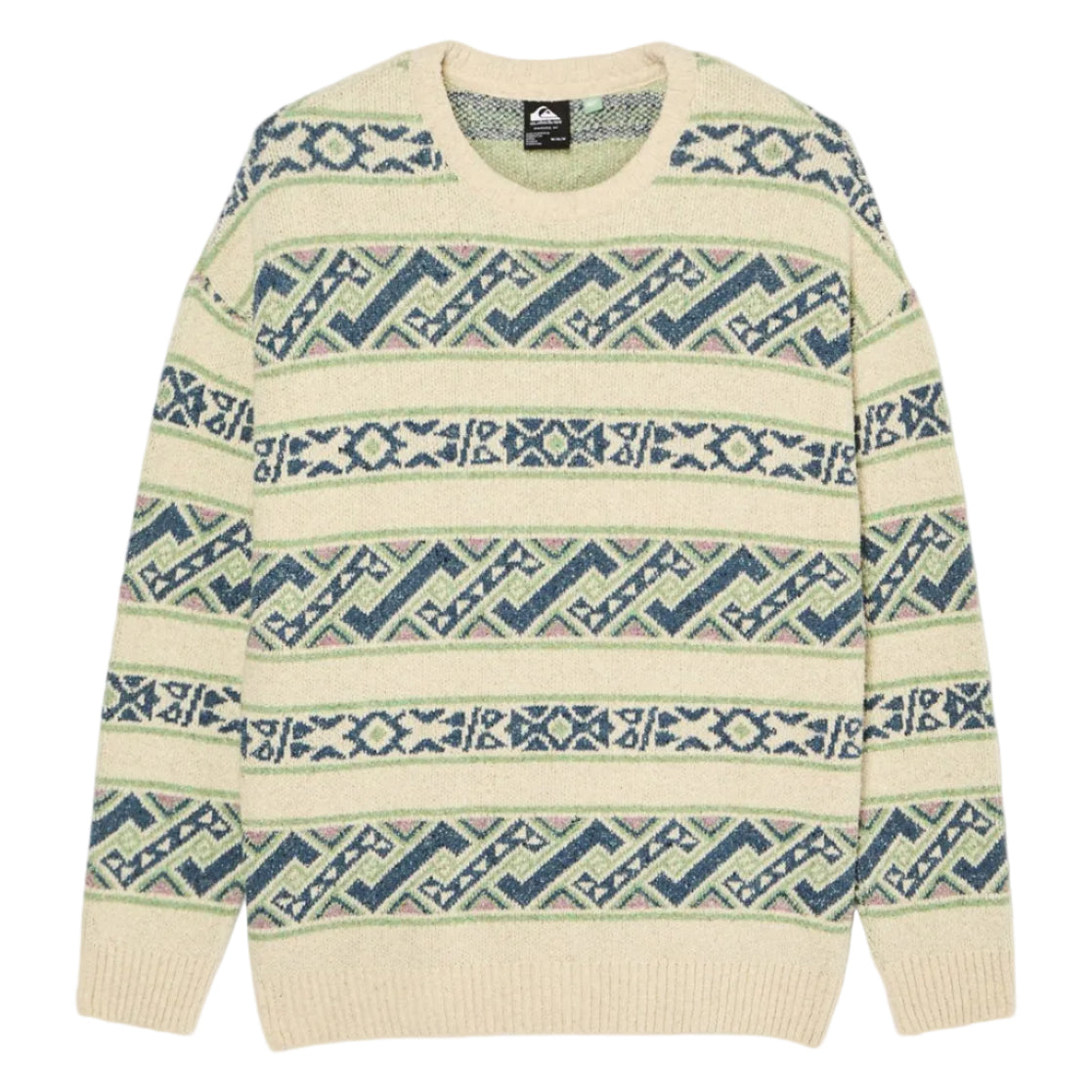 Quiksilver Liam Jacquard Sweater - Peyote Heritage Stripe Lia