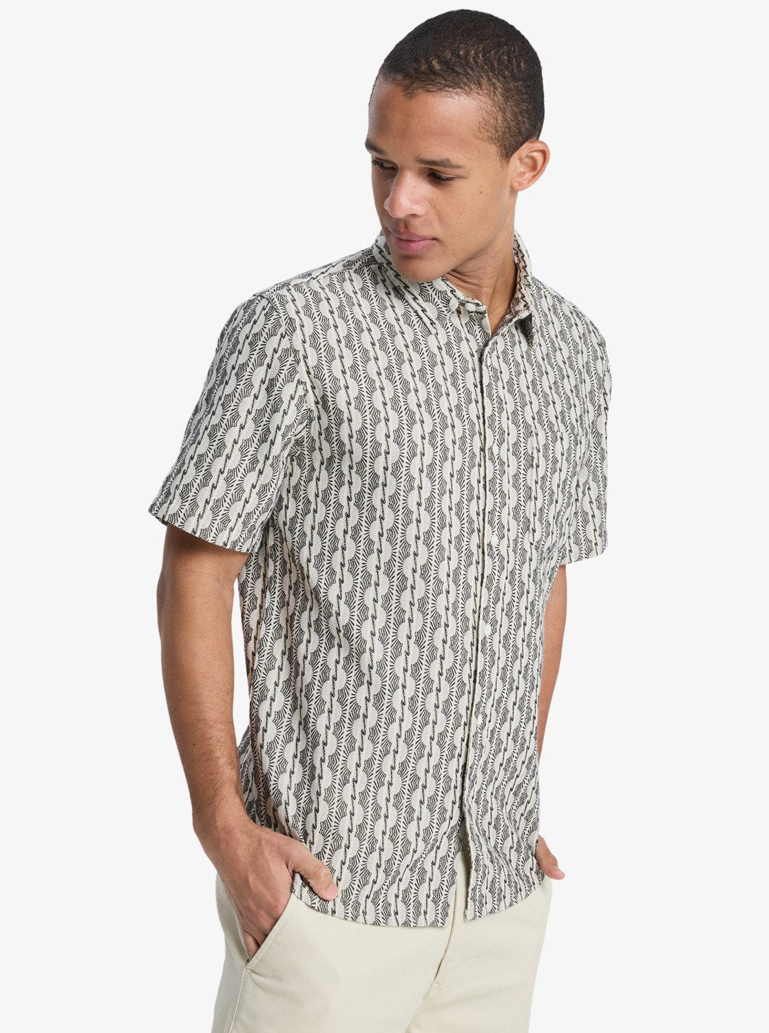 Quiksilver Horizons Shirt - Bone Horizons