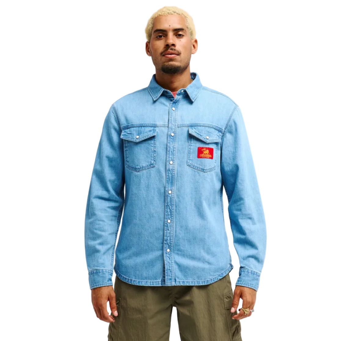 Quiksilver Bob Marley Uprising Shirt - Blue Denim