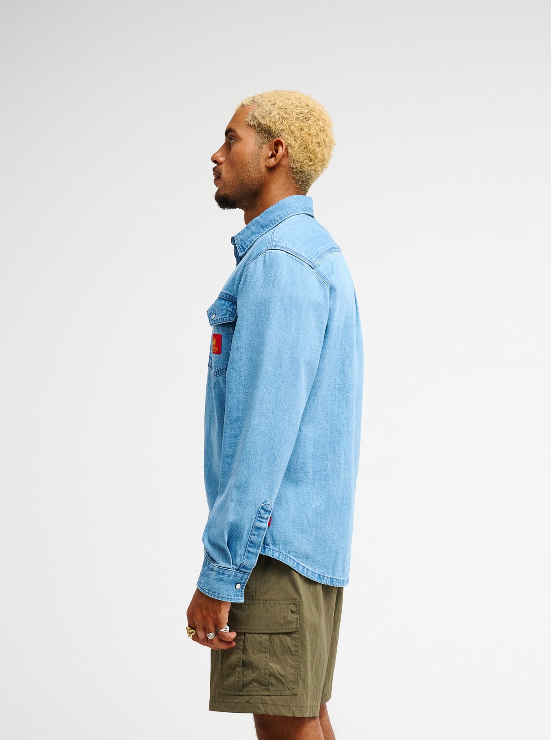 Quiksilver Bob Marley Uprising Shirt - Blue Denim