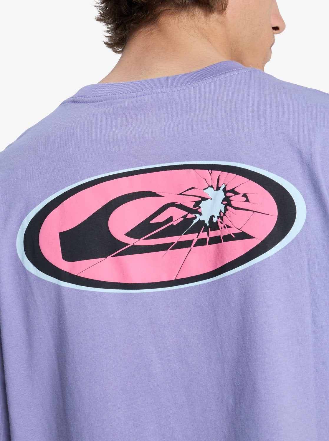 T-shirt à manches courtes pour homme Quiksilver Fractured Wave - Daybreak