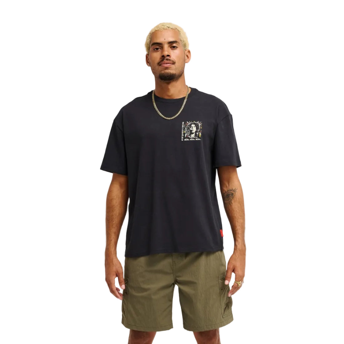Quiksilver Bob Marley Warhead T-Shirt - Black