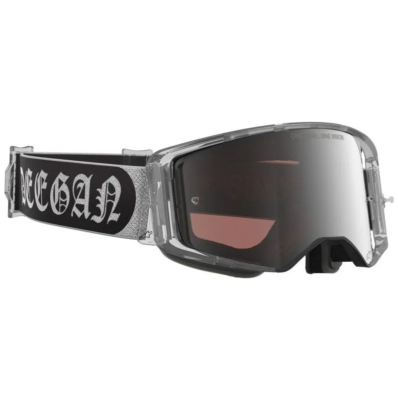 Lunettes Alpinestars Limited Edition DNGR38 XXV Supertech Vision - Argent Miroir Noir Argent