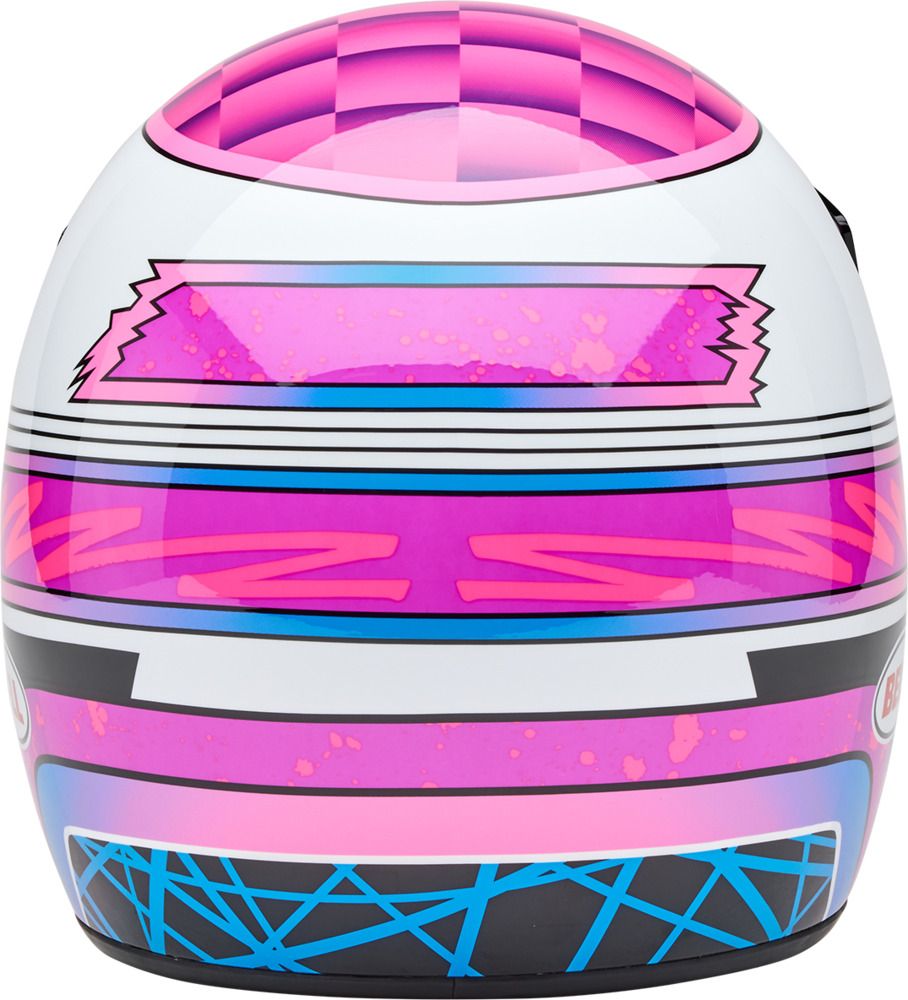 Moto-3 Deathspray helm - Roze/Paars
