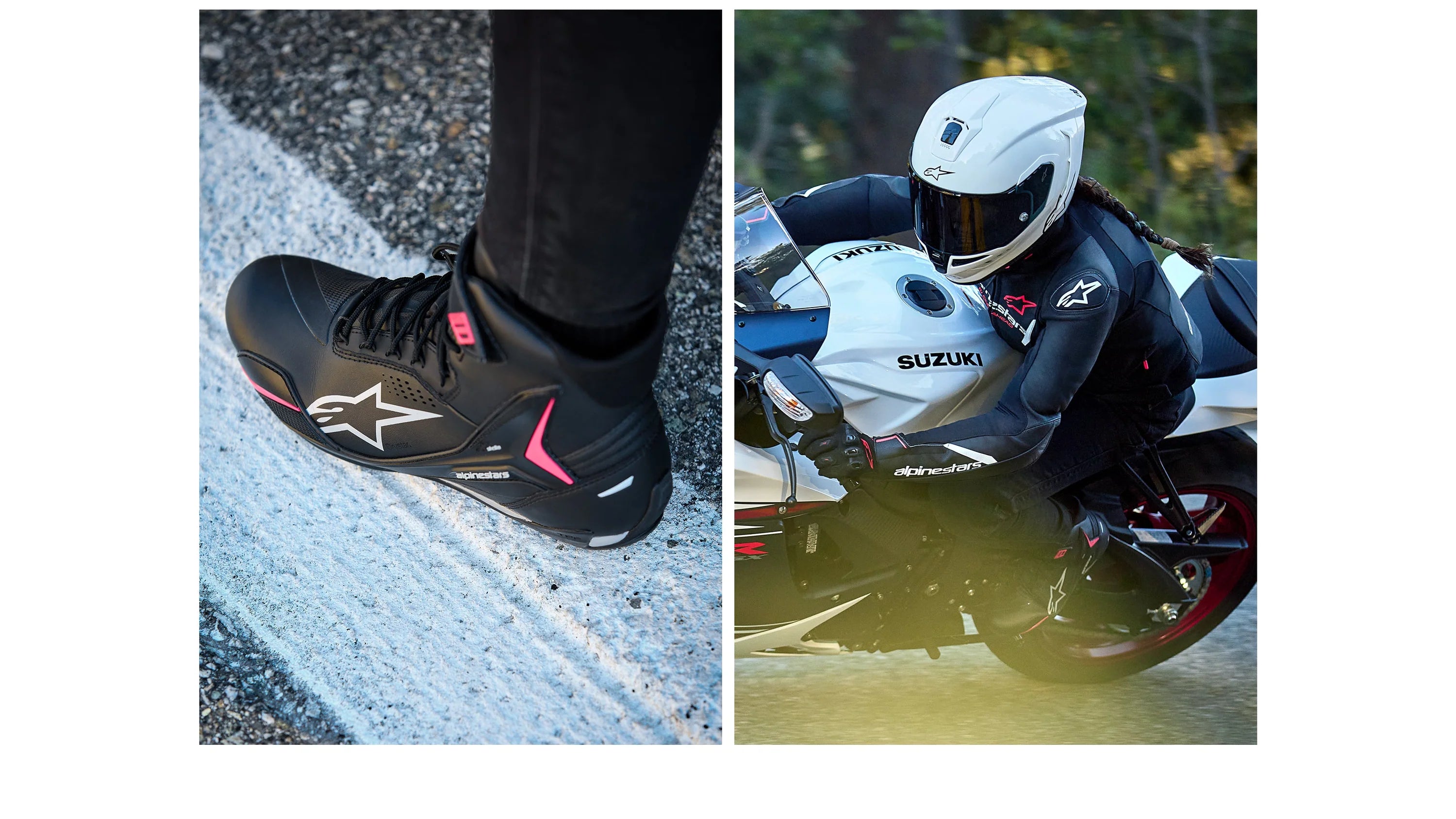 Alpinestars Woman Stella Faster-4 Drystar® Shoes - Black/Silver