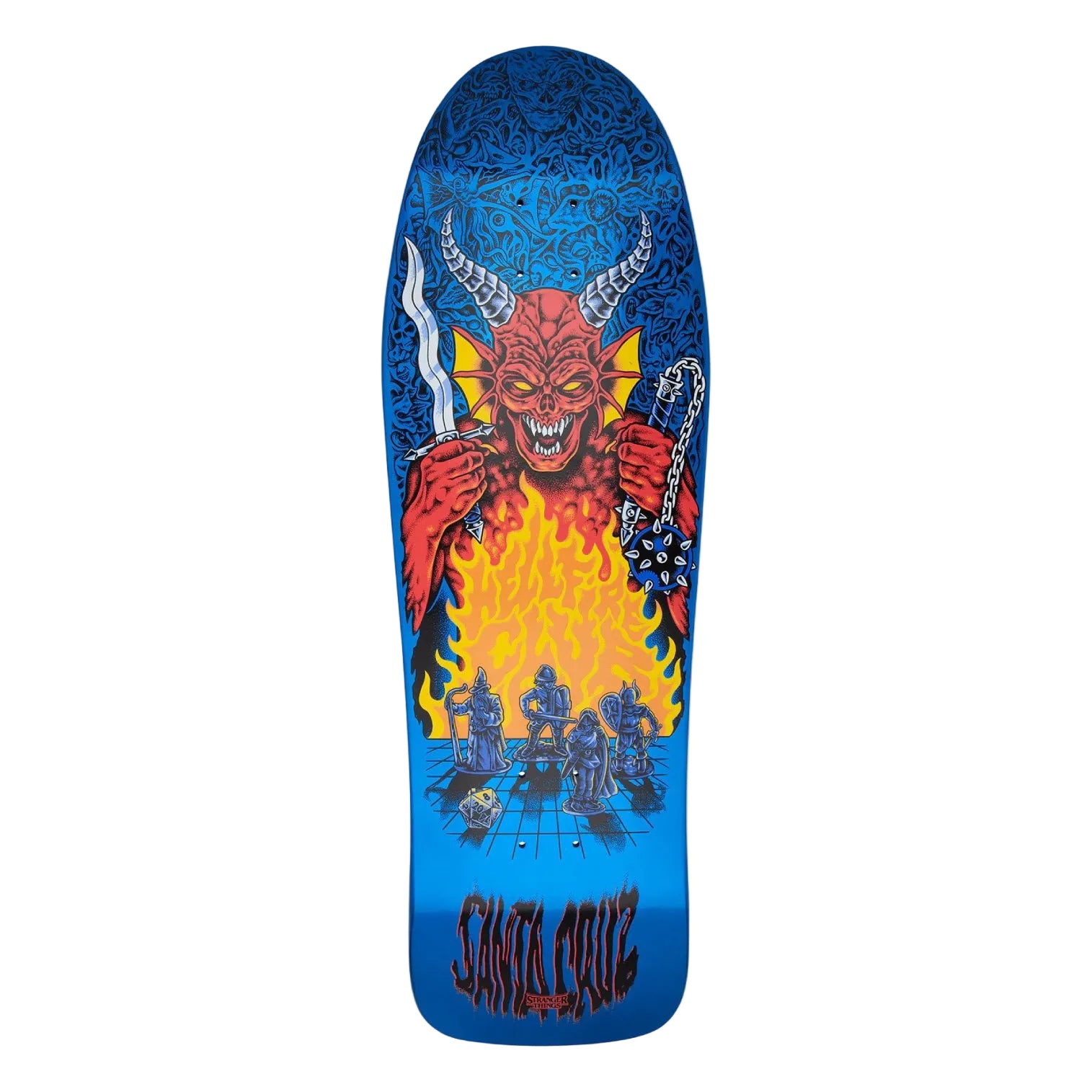 Santa Cruz 10.07" Stranger Things Knox Hellfire Pit Deck
