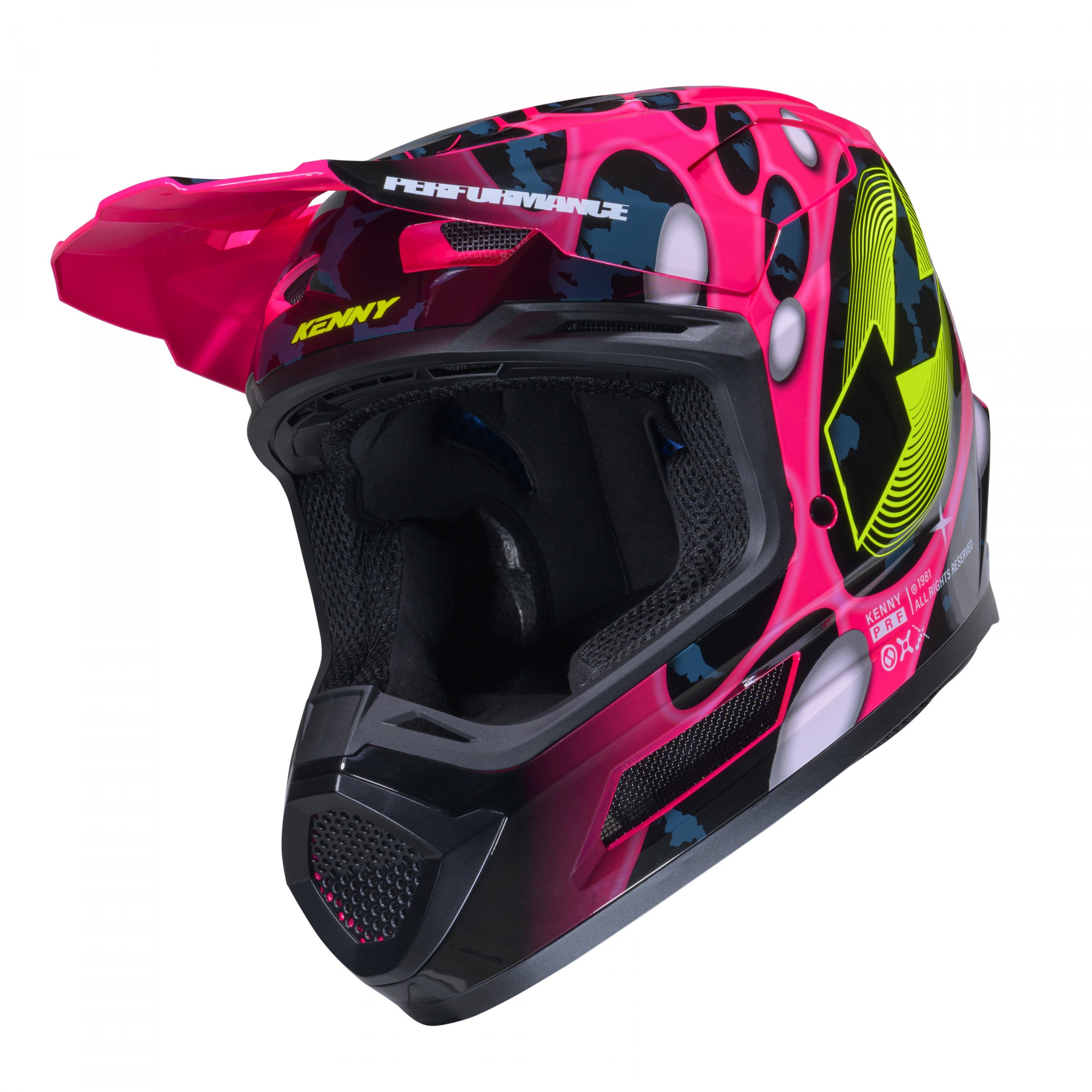 Kenny Performance Graphic Motocross Helmet - Pop System