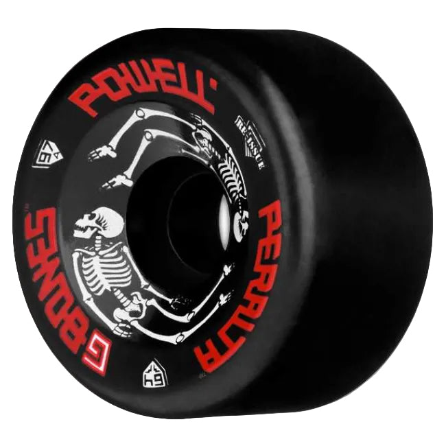 Powell Peralta G-Bones skateboardwielen 64 mm 97a - zwart (4 stuks)