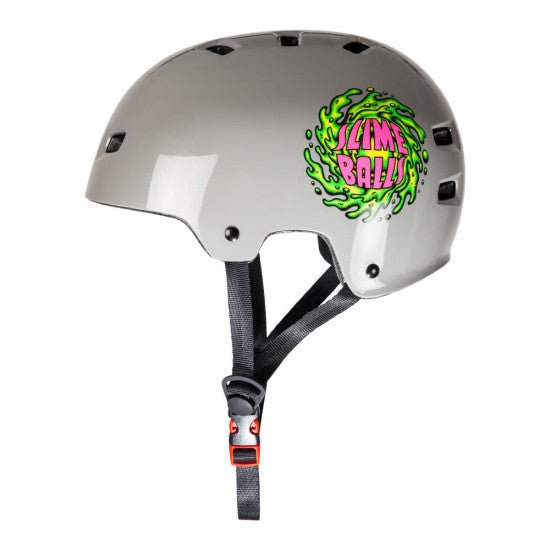 Casque Bullet X Santa Cruz Slime Logo pour enfant - Gris