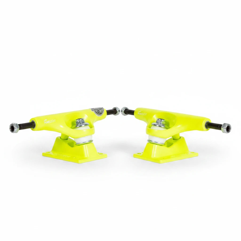 Tensor Mag Light Glossy 8.25" Skateboard Trucks - Safety Yellow (Set of 2)
