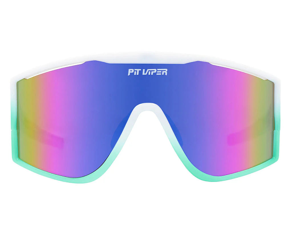 Pit Viper The Try-Hard The Bonaire Breeze - Blue/Purple Revo Lens Sunglasses