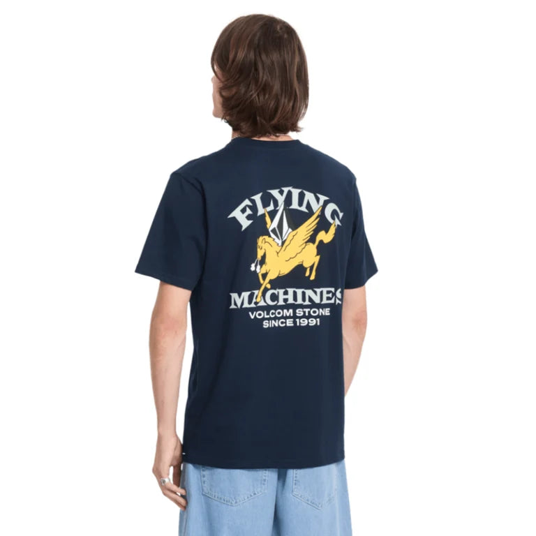 Volcom Flying Machine T-Shirt - Marine